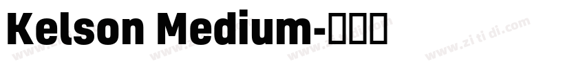 Kelson Medium字体转换